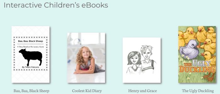 Interactive children's ebooks